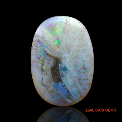 12.00 Cts Natural Australian Fire Opal Oval Cabochon Loose Gemstone For Jewelry 19x13x6 mm AB-958