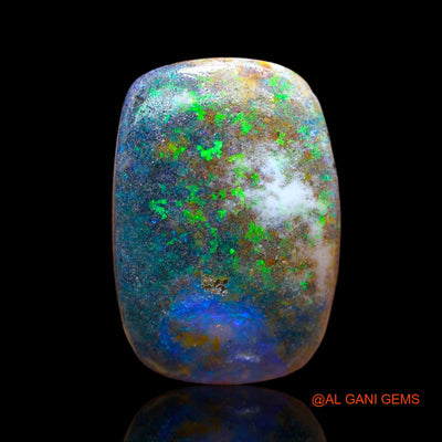10.00 Cts Unheated Australian Fire Opal Loose Gemstone Oval Cabochon Natural 19x13x6 mm AB-960