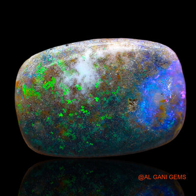 10.00 Cts Unheated Australian Fire Opal Loose Gemstone Oval Cabochon Natural 19x13x6 mm AB-960
