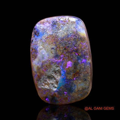 10.00 Cts Unheated Australian Fire Opal Loose Gemstone Oval Cabochon Natural 19x13x6 mm AB-960