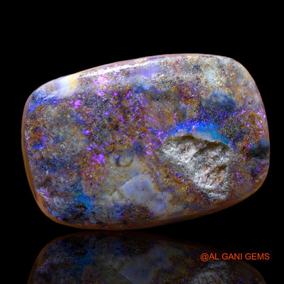 10.00 Cts Unheated Australian Fire Opal Loose Gemstone Oval Cabochon Natural 19x13x6 mm AB-960