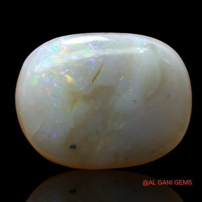 Natural Untreated Fire Opal Loose Gemstone Oval Cabochon From Australia 12.00 Cts 18x14x6 mm AB-962