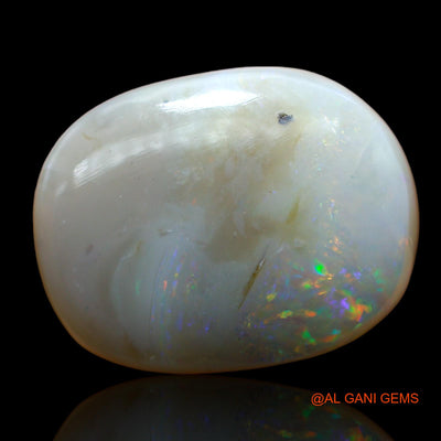 Natural Untreated Fire Opal Loose Gemstone Oval Cabochon From Australia 12.00 Cts 18x14x6 mm AB-962