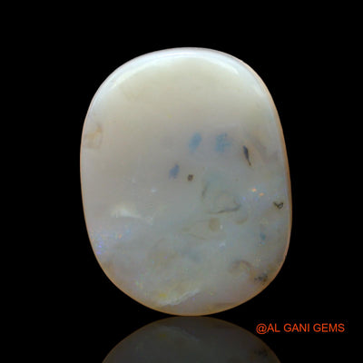 Natural Untreated Fire Opal Loose Gemstone Oval Cabochon From Australia 12.00 Cts 18x14x6 mm AB-962