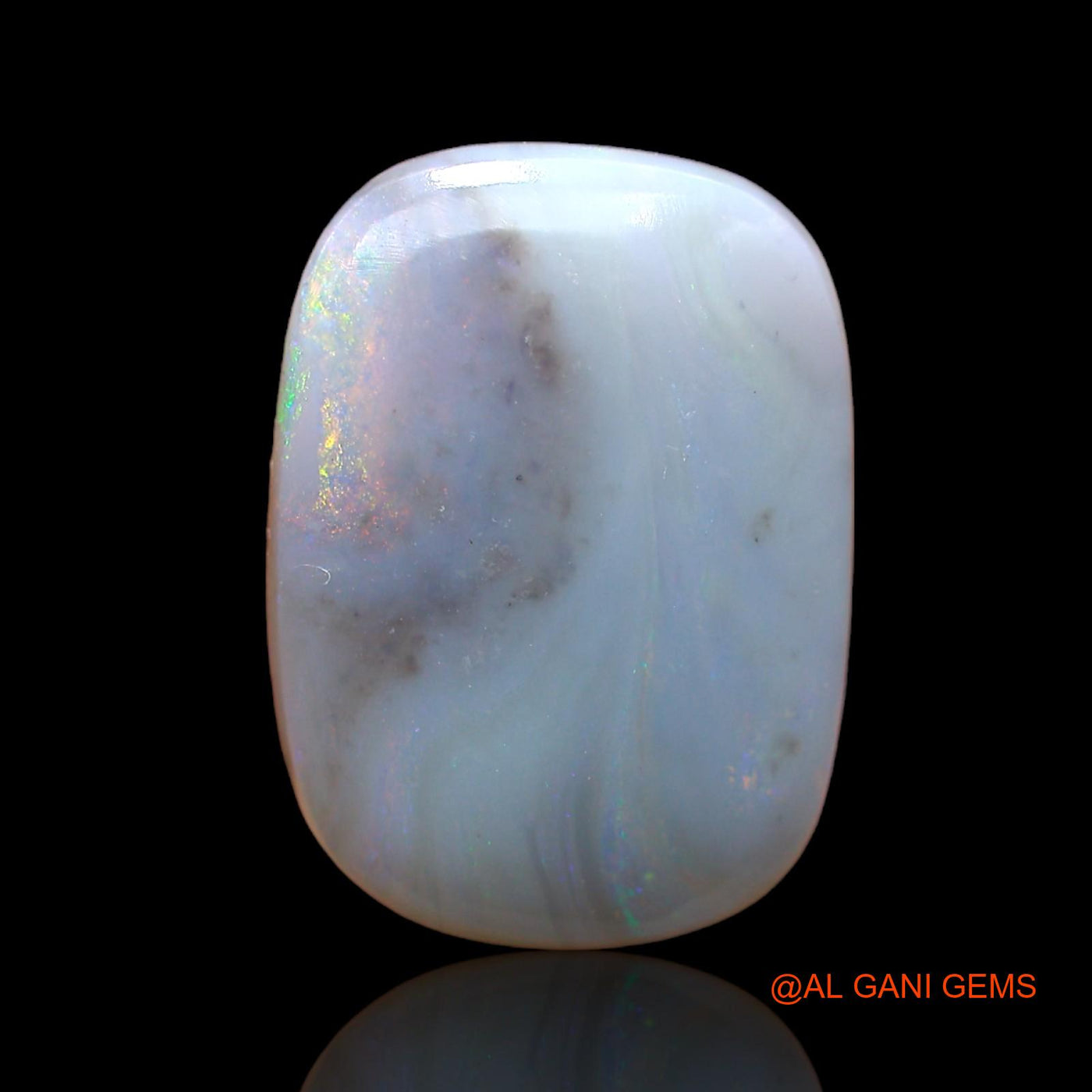 10.00 Cts Natural Australian Fire Opal Oval Cabochon Loose Gemstone For Jewelry 18x13x6 mm AB-963