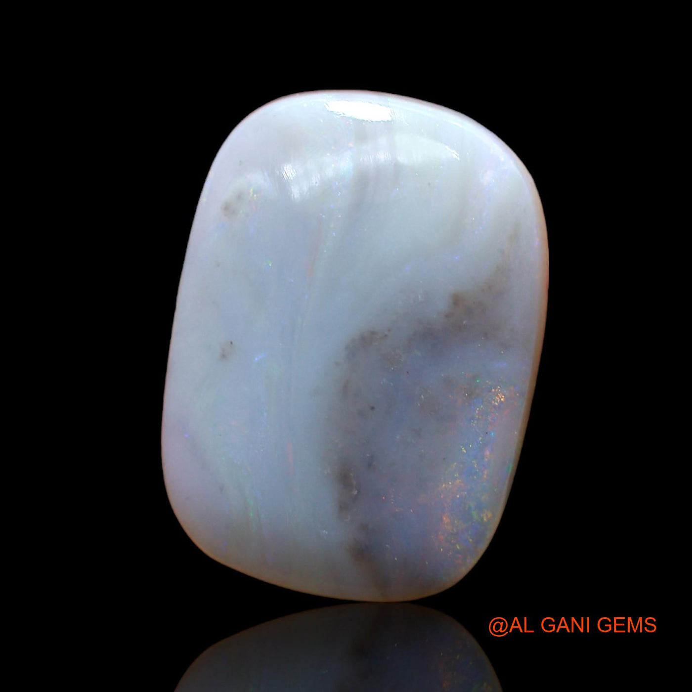 10.00 Cts Natural Australian Fire Opal Oval Cabochon Loose Gemstone For Jewelry 18x13x6 mm AB-963