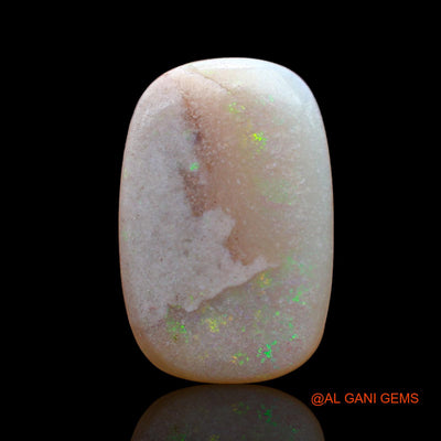 Natural Fire Opal Gemstone 10.00 Cts Loose Oval Cabochon From Australia 19x13x6 mm AB-964