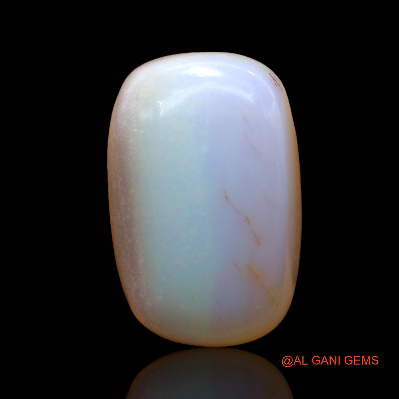 Natural Fire Opal Gemstone 10.00 Cts Loose Oval Cabochon From Australia 19x13x6 mm AB-964