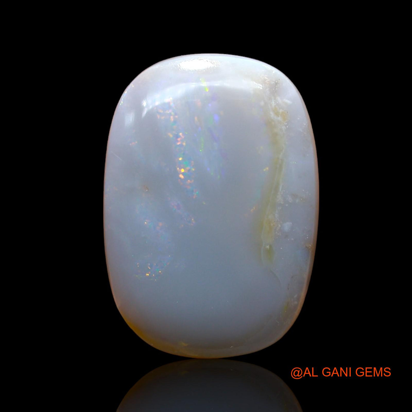 10.00 Cts Natural Australian Fire Opal Oval Cabochon Loose Gemstone For Jewelry 19x13x6 mm AB-965