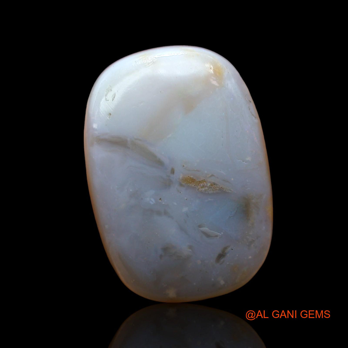 10.00 Cts Natural Australian Fire Opal Oval Cabochon Loose Gemstone For Jewelry 19x13x6 mm AB-965