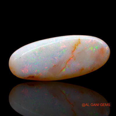5.00 Cts Natural Australian Fire Opal Oval Cabochon Loose Gemstone For Jewelry 23x9x3 mm AB-966