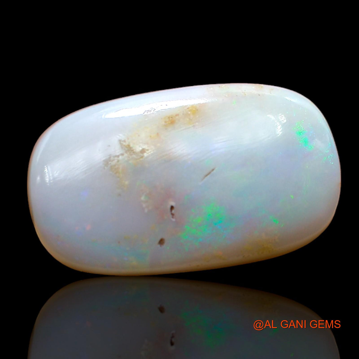 12.00 Cts Natural Australian Fire Opal Loose Gemstone Oval Cabochon 19x11x7 mm AB-968