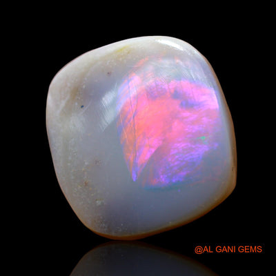12.00 Cts Natural Australian Fire Opal Oval Cabochon Loose Gemstone For Jewelry 15x14x7 mm AB-969