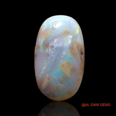 7.00 Cts Natural Australian Fire Opal Loose Gemstone Oval Cabochon 19x11x5 mm AB-970