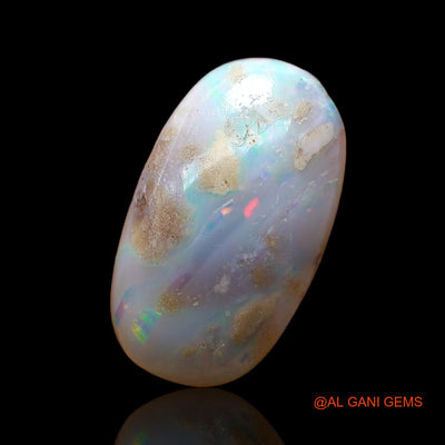 7.00 Cts Natural Australian Fire Opal Loose Gemstone Oval Cabochon 19x11x5 mm AB-970