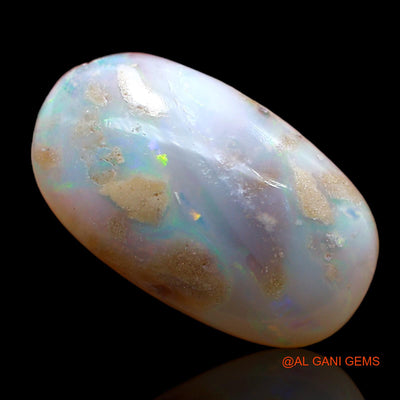 7.00 Cts Natural Australian Fire Opal Loose Gemstone Oval Cabochon 19x11x5 mm AB-970