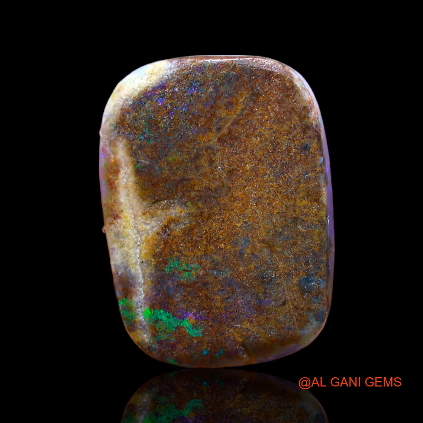 5.00 Cts Natural Australian Fire Opal Oval Cabochon Loose Gemstone For Jewelry 17x12x3 mm AB-971