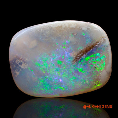 3.00 Cts Natural Australian Fire Opal Loose Gemstone Oval Cabochon 17x12x2 mm AB-972