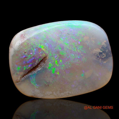 3.00 Cts Natural Australian Fire Opal Loose Gemstone Oval Cabochon 17x12x2 mm AB-972