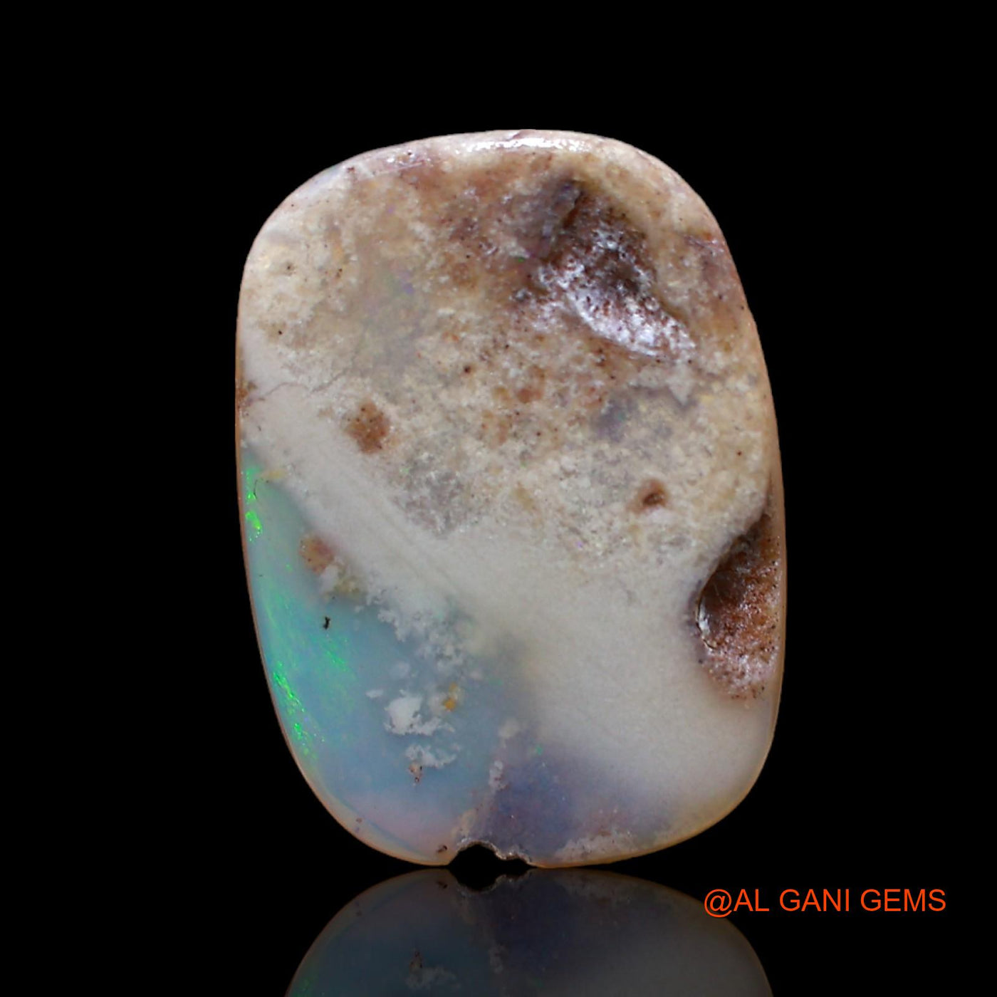 3.00 Cts Natural Australian Fire Opal Loose Gemstone Oval Cabochon 17x12x2 mm AB-972