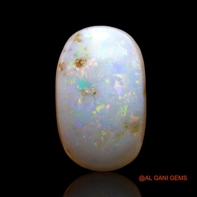 7.00 Cts Natural Australian Fire Opal Loose Gemstone Oval Cabochon 17x10x5 mm AB-974