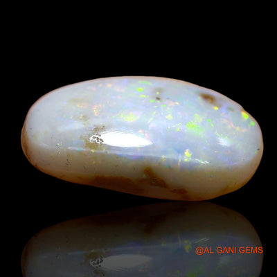7.00 Cts Natural Australian Fire Opal Loose Gemstone Oval Cabochon 17x10x5 mm AB-974