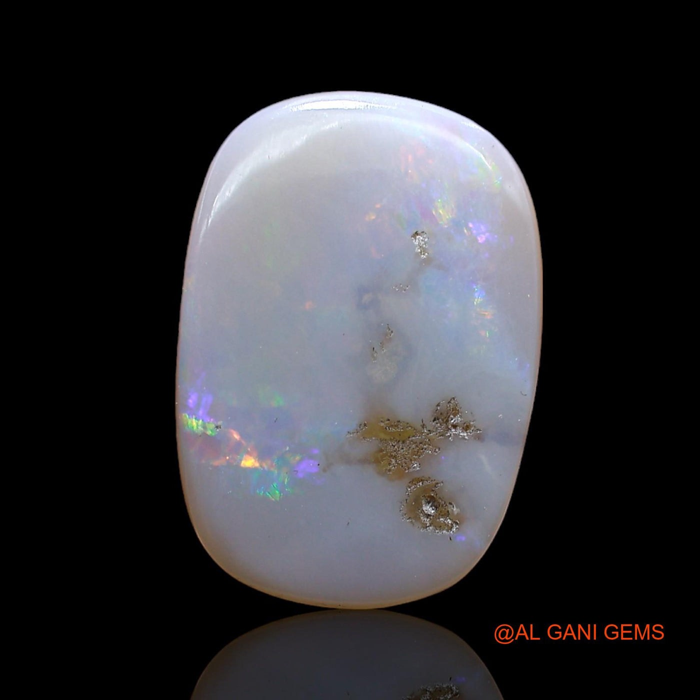 5.00 Cts Natural Australian Fire Opal Loose Gemstone Oval Cabochon 18x12x3 mm AB-976