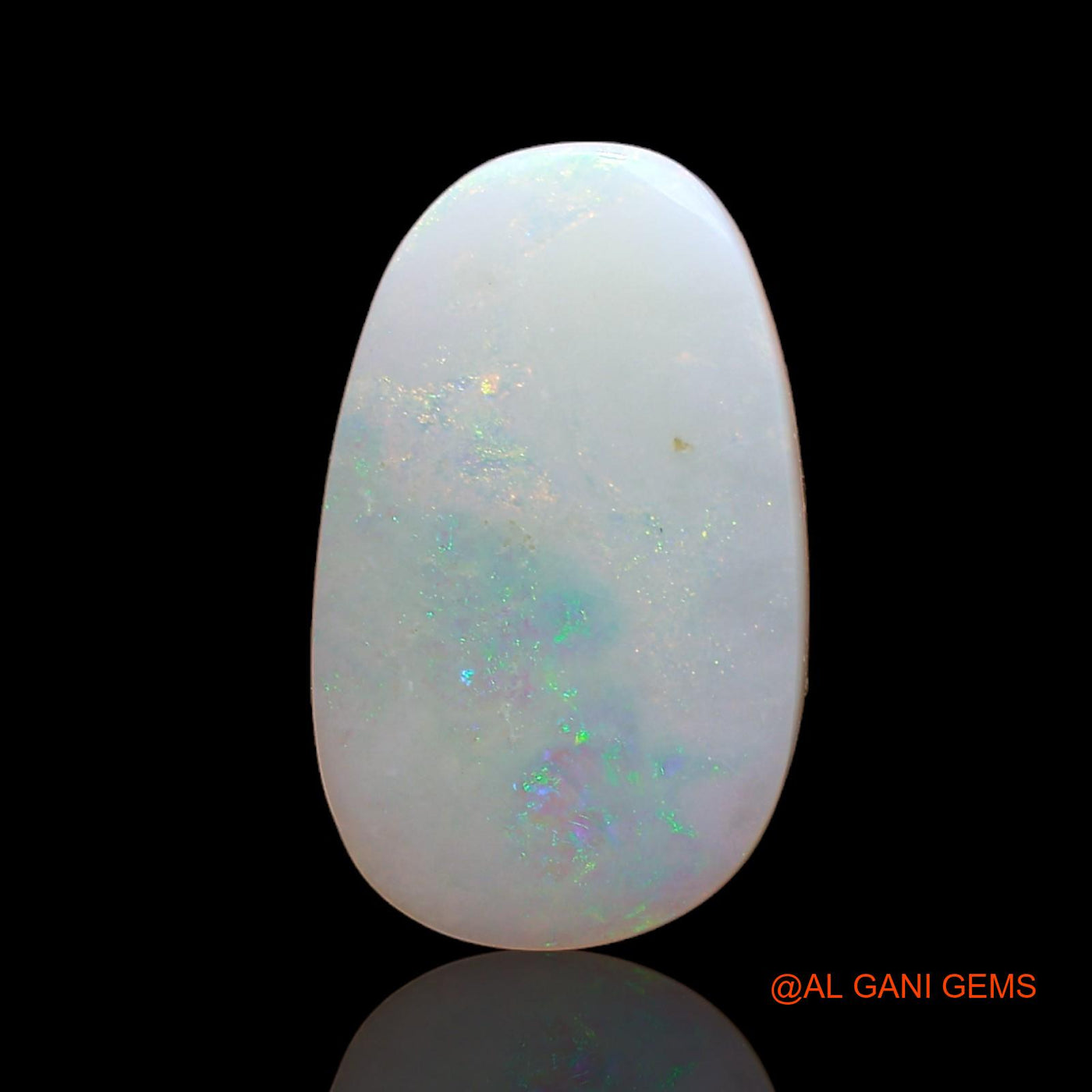 6.00 Cts Natural Australian Fire Opal Loose Gemstone Fancy Cabochon 17x10x4 mm AB-977