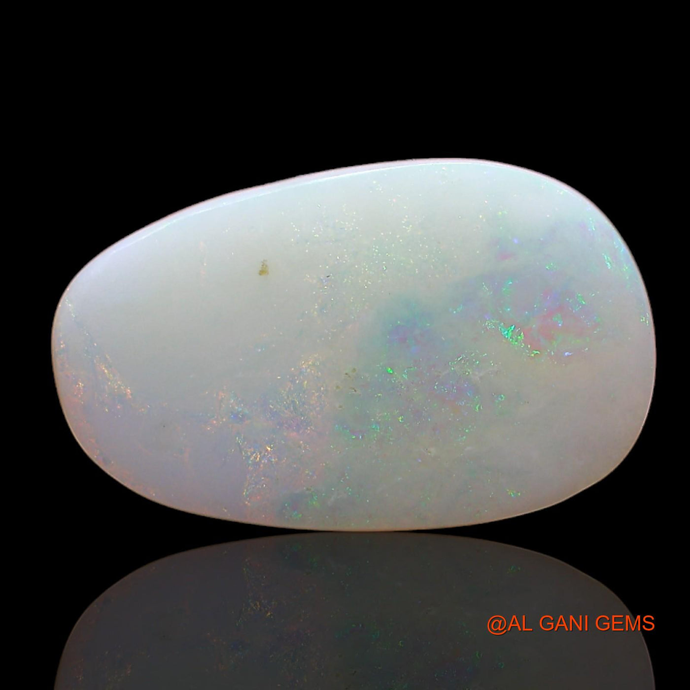 6.00 Cts Natural Australian Fire Opal Loose Gemstone Fancy Cabochon 17x10x4 mm AB-977