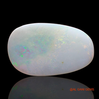 6.00 Cts Natural Australian Fire Opal Loose Gemstone Fancy Cabochon 17x10x4 mm AB-977