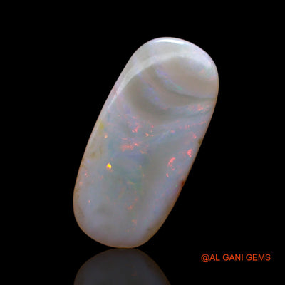 3.00 Cts Unheated Australian Fire Opal Loose Gemstone Oval Cabochon Natural 20x9x2 mm AB-978