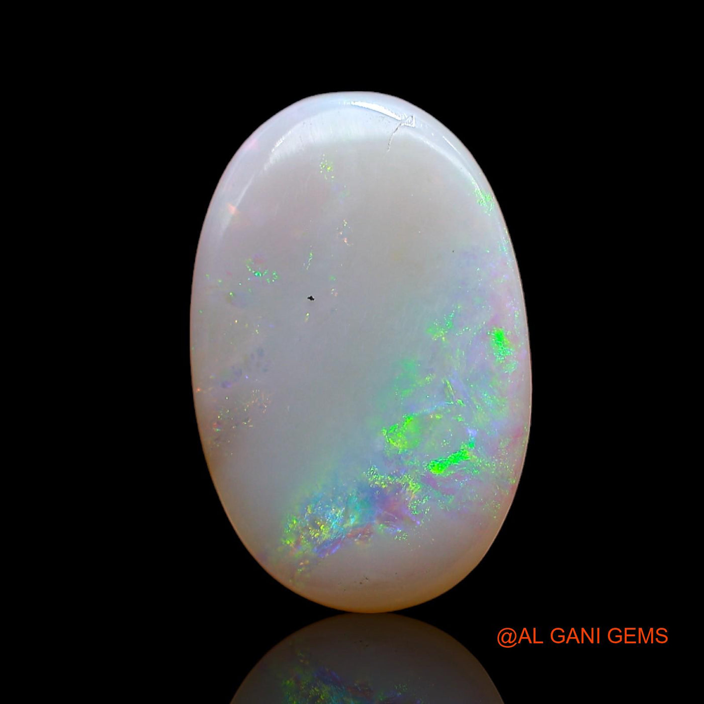 Natural Untreated Fire Opal Loose Gemstone Oval Cabochon From Australia 5.00 Cts 17x11x4 mm AB-979