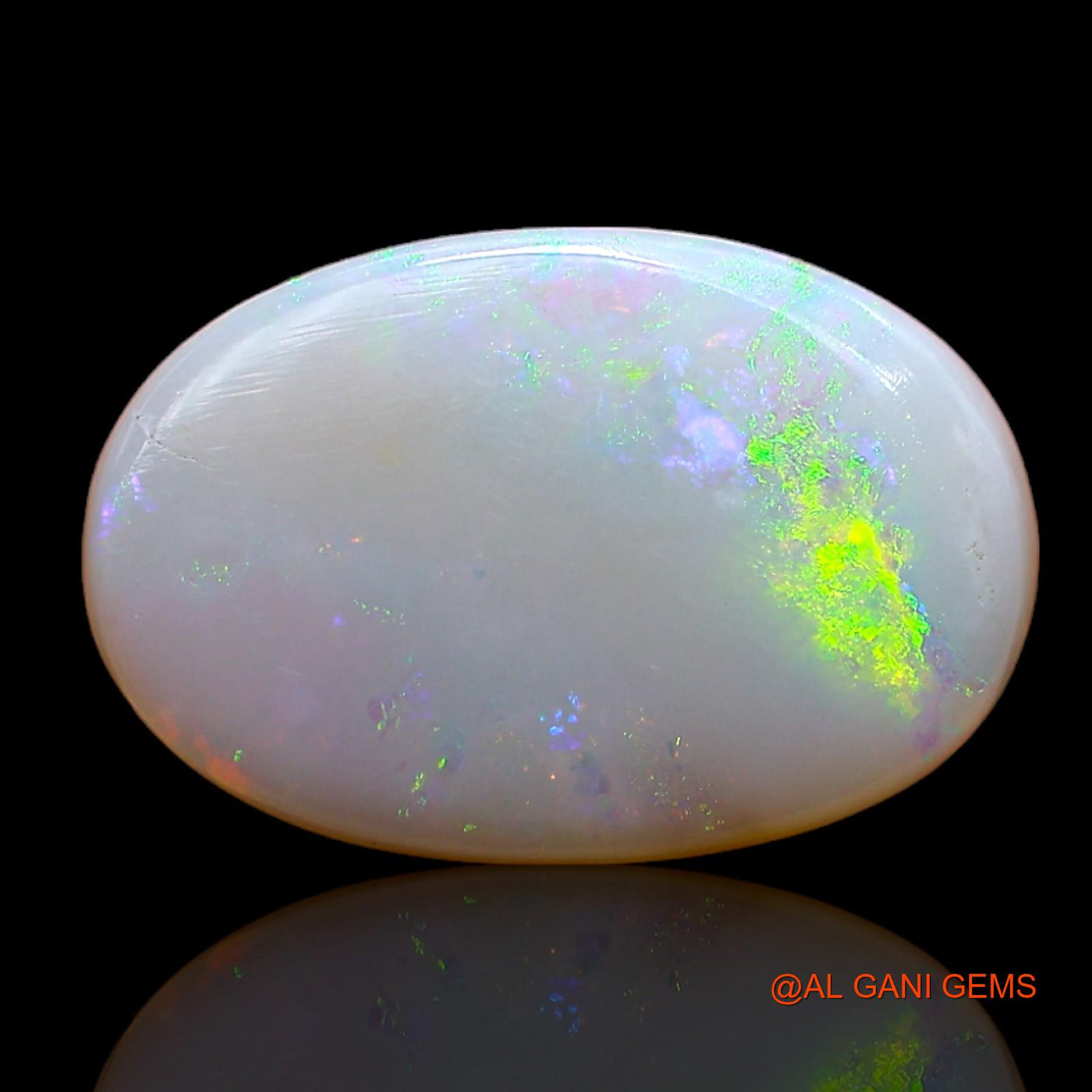 Natural Untreated Fire Opal Loose Gemstone Oval Cabochon From Australia 5.00 Cts 17x11x4 mm AB-979