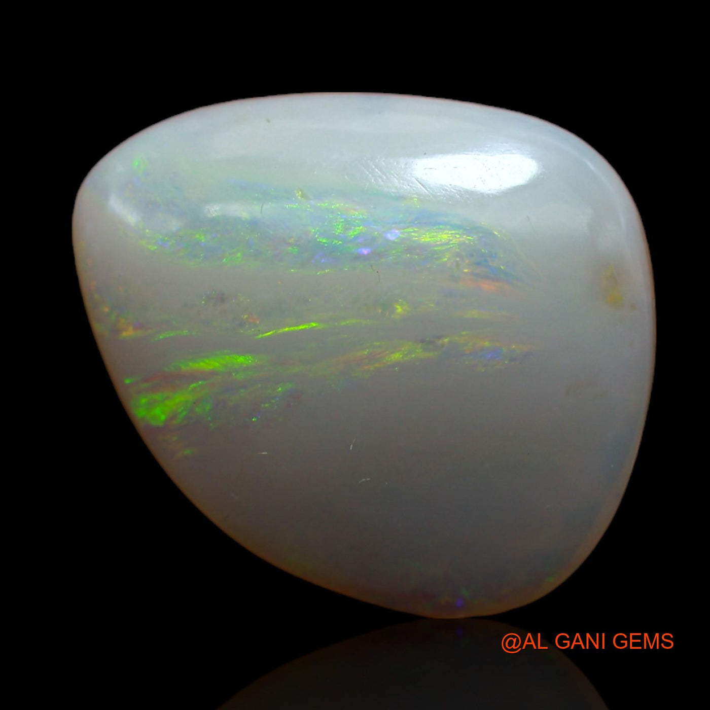 Natural Fire Opal Gemstone 6.35 Cts Loose Fancy Cabochon From Australia 19x16x4 mm AB-97