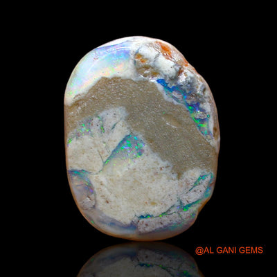 7.00 Cts Unheated Australian Fire Opal Loose Gemstone Oval Cabochon Natural 16x12x6 mm AB-980