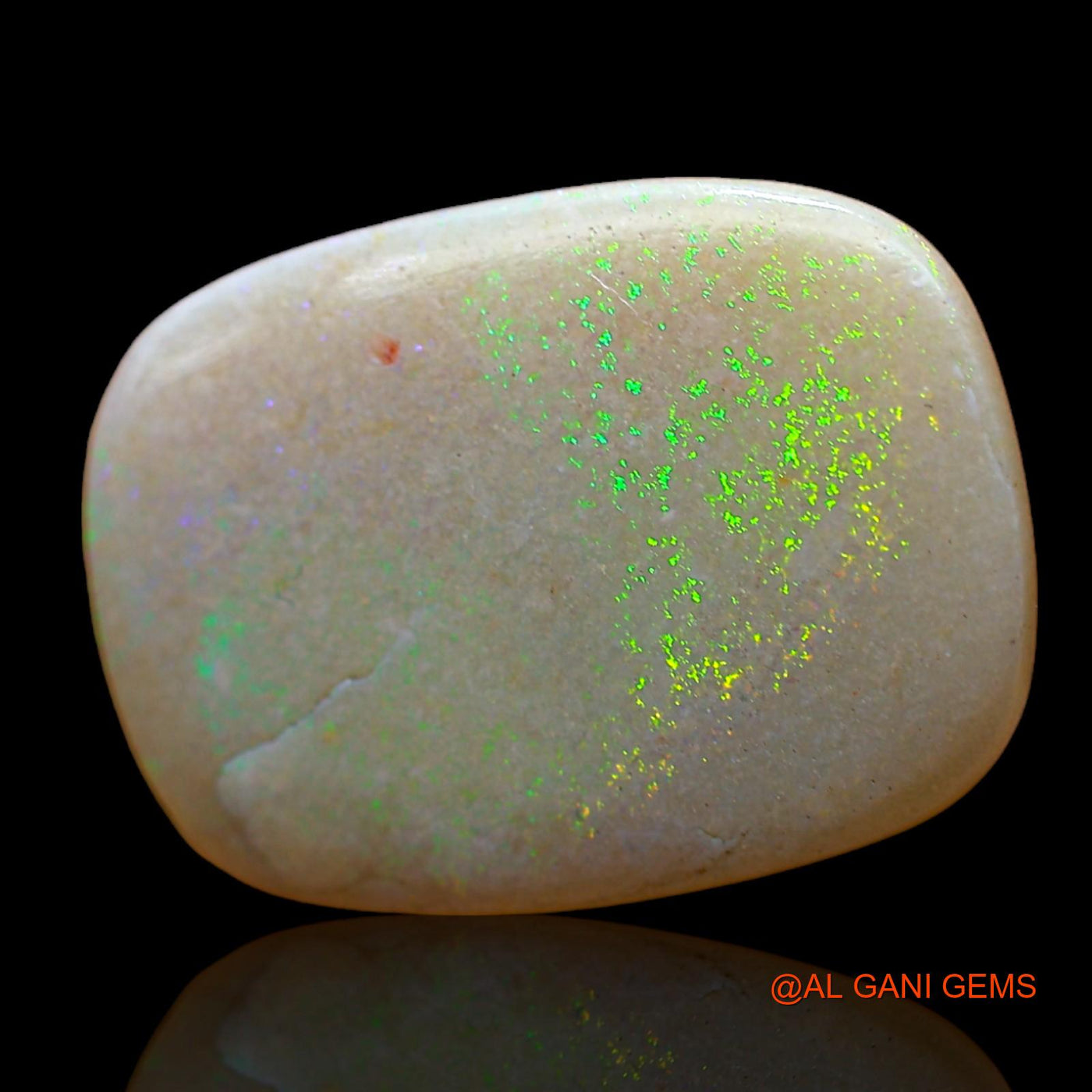 4.00 Cts Natural Australian Fire Opal Loose Gemstone Oval Cabochon 17x13x2 mm AB-983