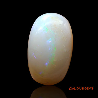 6.00 Cts Unheated Australian Fire Opal Loose Gemstone Oval Cabochon Natural 18x11x5 mm AB-984