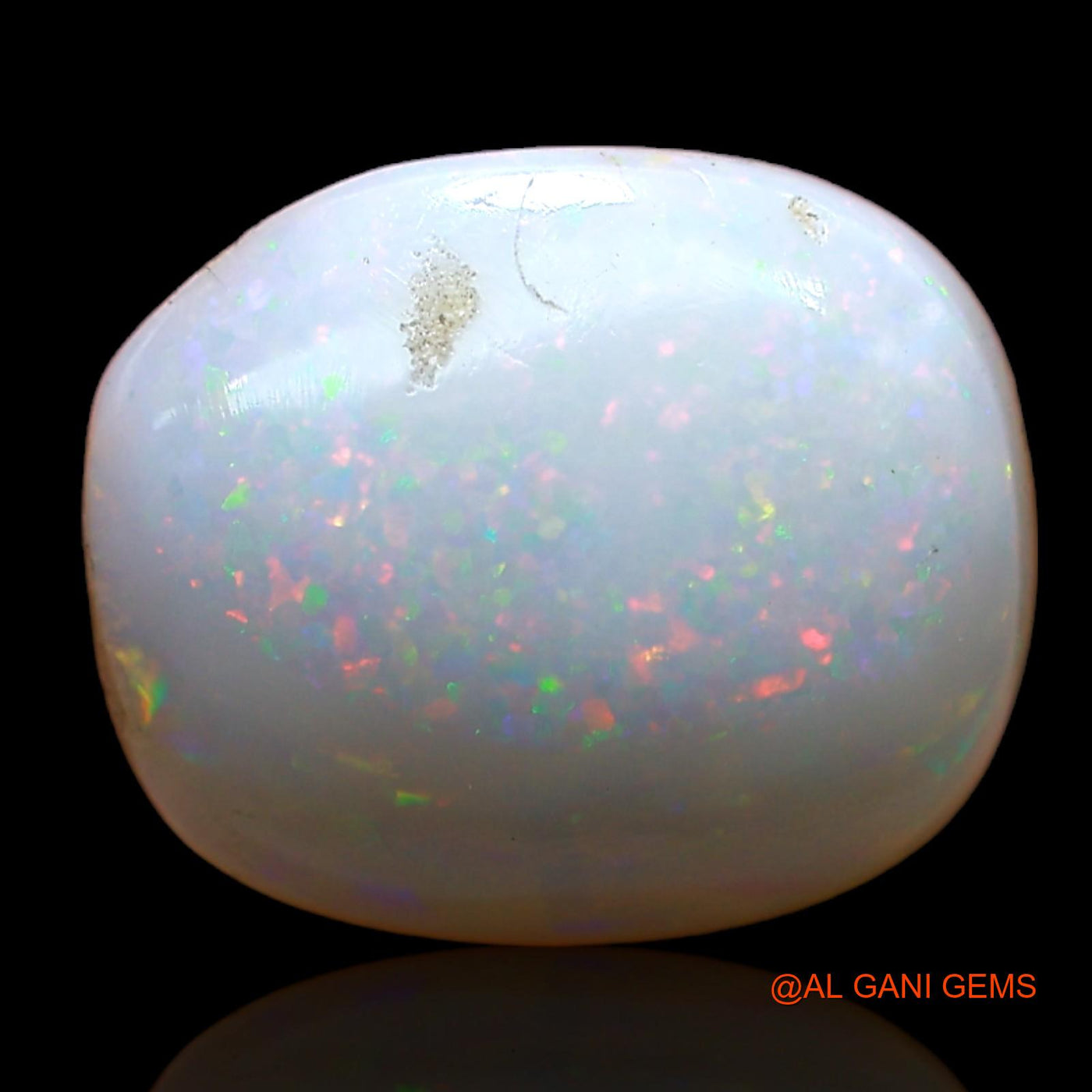 5.00 Cts Natural Australian Fire Opal Loose Gemstone Oval Cabochon 14x12x5 mm AB-988