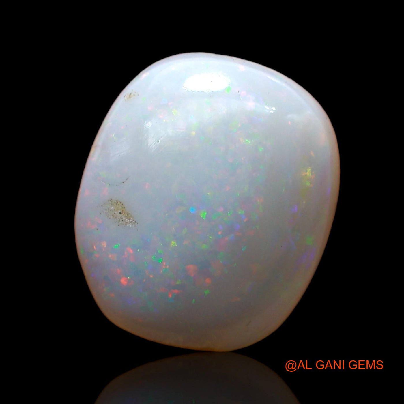 5.00 Cts Natural Australian Fire Opal Loose Gemstone Oval Cabochon 14x12x5 mm AB-988