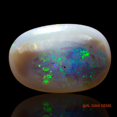 3.00 Cts Natural Australian Fire Opal Loose Gemstone Oval Cabochon 15x10x3 mm AB-989
