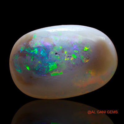 3.00 Cts Natural Australian Fire Opal Loose Gemstone Oval Cabochon 15x10x3 mm AB-989