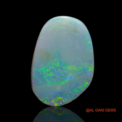 Natural Untreated Fire Opal Loose Gemstone Fancy Cabochon From Australia 6.05 Cts 18x12x1 mm AB-98