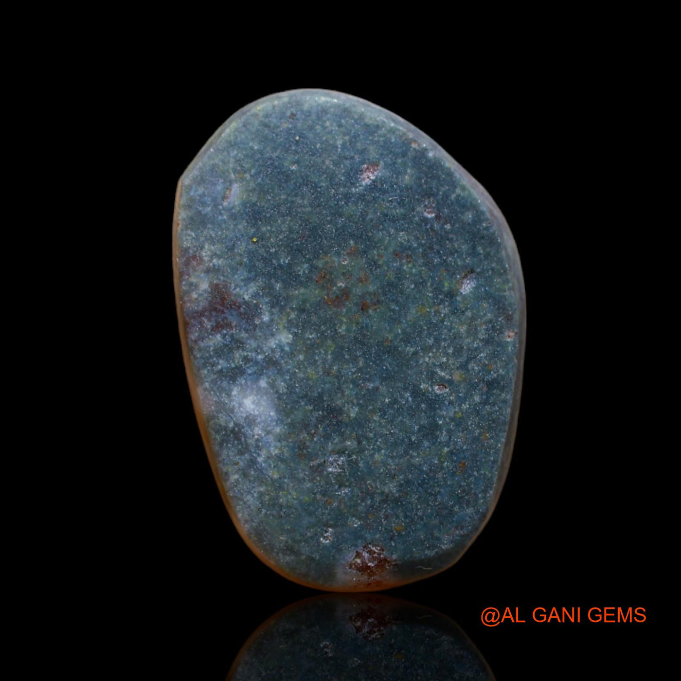 Natural Untreated Fire Opal Loose Gemstone Fancy Cabochon From Australia 6.05 Cts 18x12x1 mm AB-98