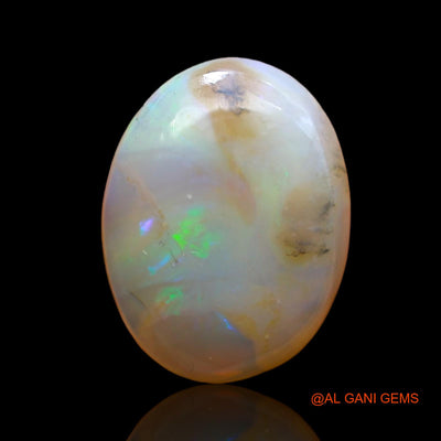 Natural Fire Opal Gemstone 4.00 Cts Loose Oval Cabochon From Australia 15x11x4 mm AB-990