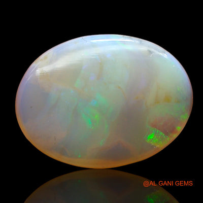 Natural Fire Opal Gemstone 4.00 Cts Loose Oval Cabochon From Australia 15x11x4 mm AB-990