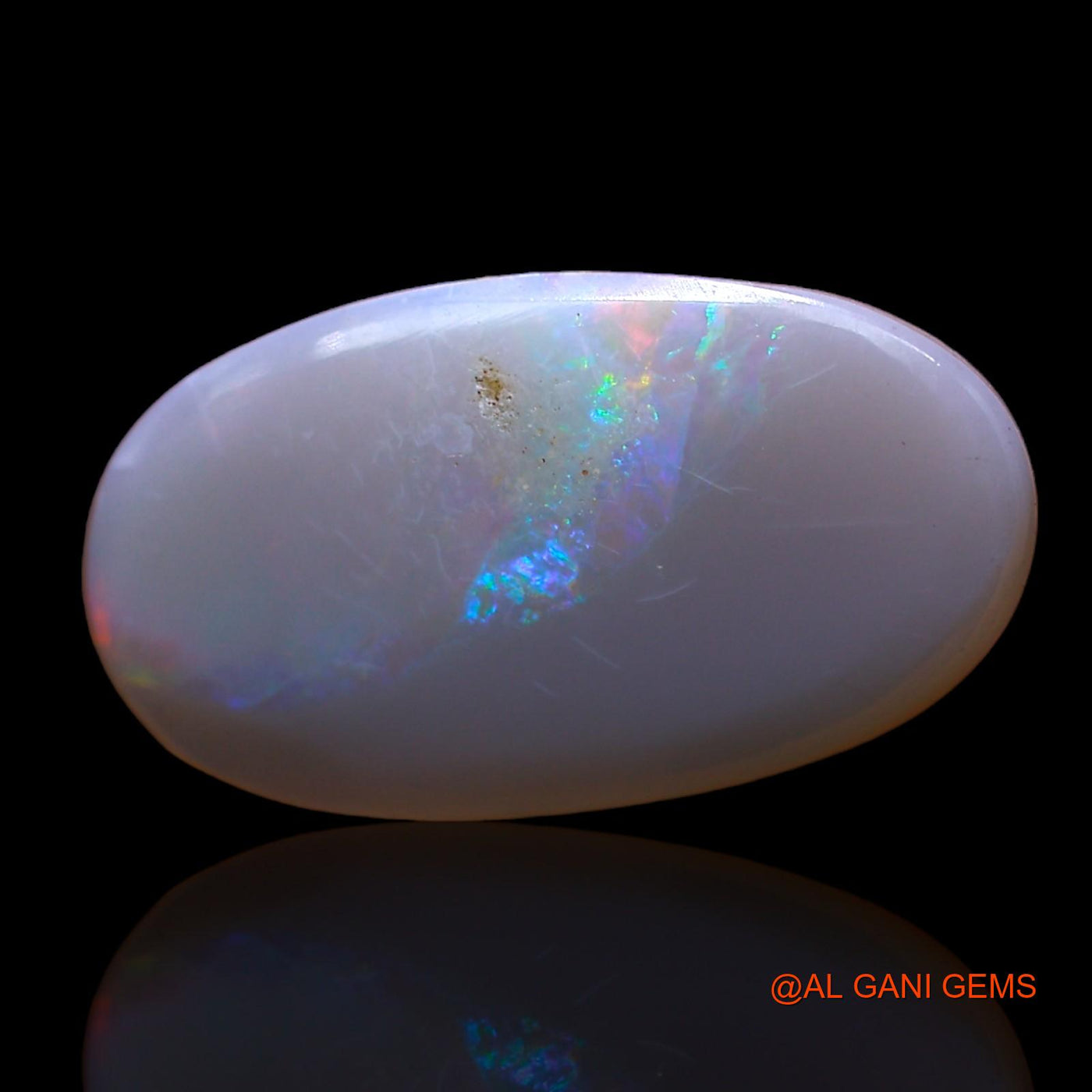 2.00 Cts Natural Australian Fire Opal Loose Gemstone Oval Cabochon 17x10x2 mm AB-991