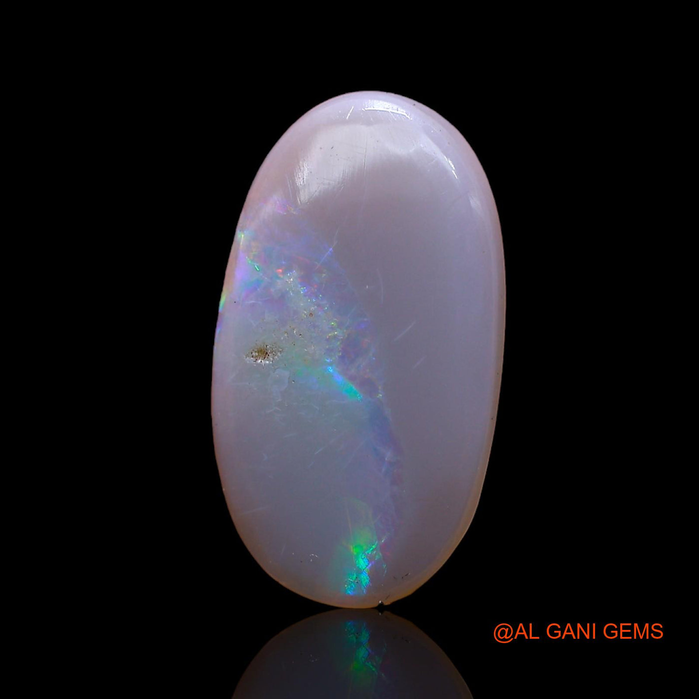 2.00 Cts Natural Australian Fire Opal Loose Gemstone Oval Cabochon 17x10x2 mm AB-991