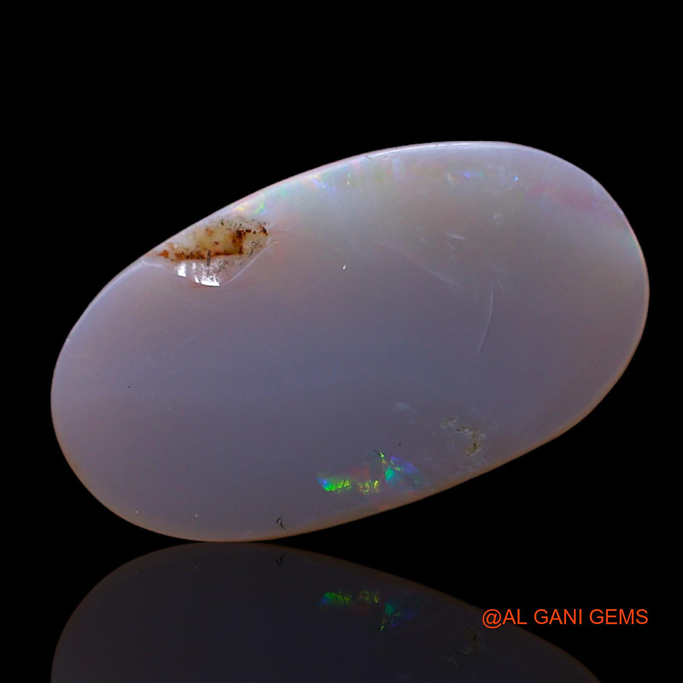 2.00 Cts Natural Australian Fire Opal Loose Gemstone Oval Cabochon 17x10x2 mm AB-991