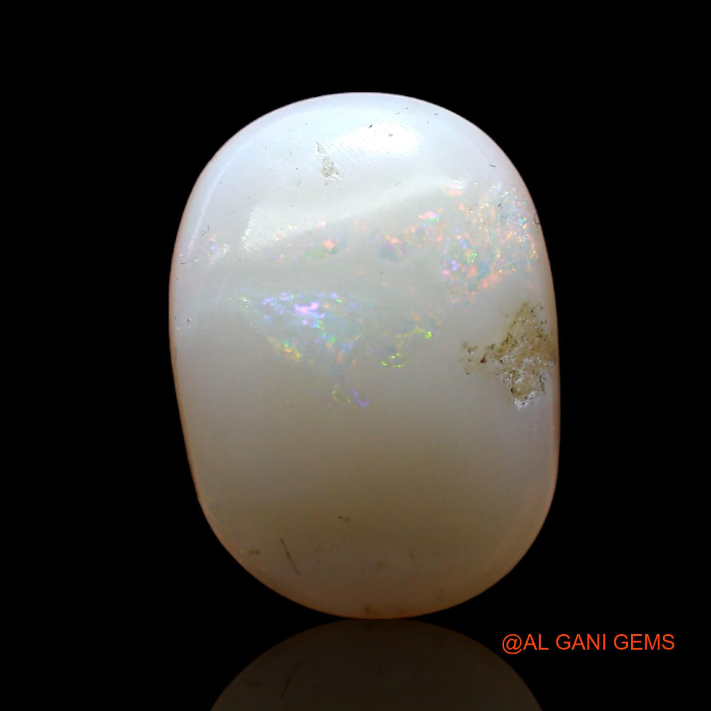 5.00 Cts Natural Australian Fire Opal Loose Gemstone Fancy Cabochon 15x10x5 mm AB-994