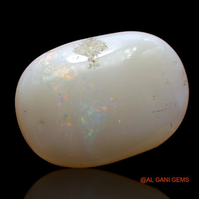 5.00 Cts Natural Australian Fire Opal Loose Gemstone Fancy Cabochon 15x10x5 mm AB-994